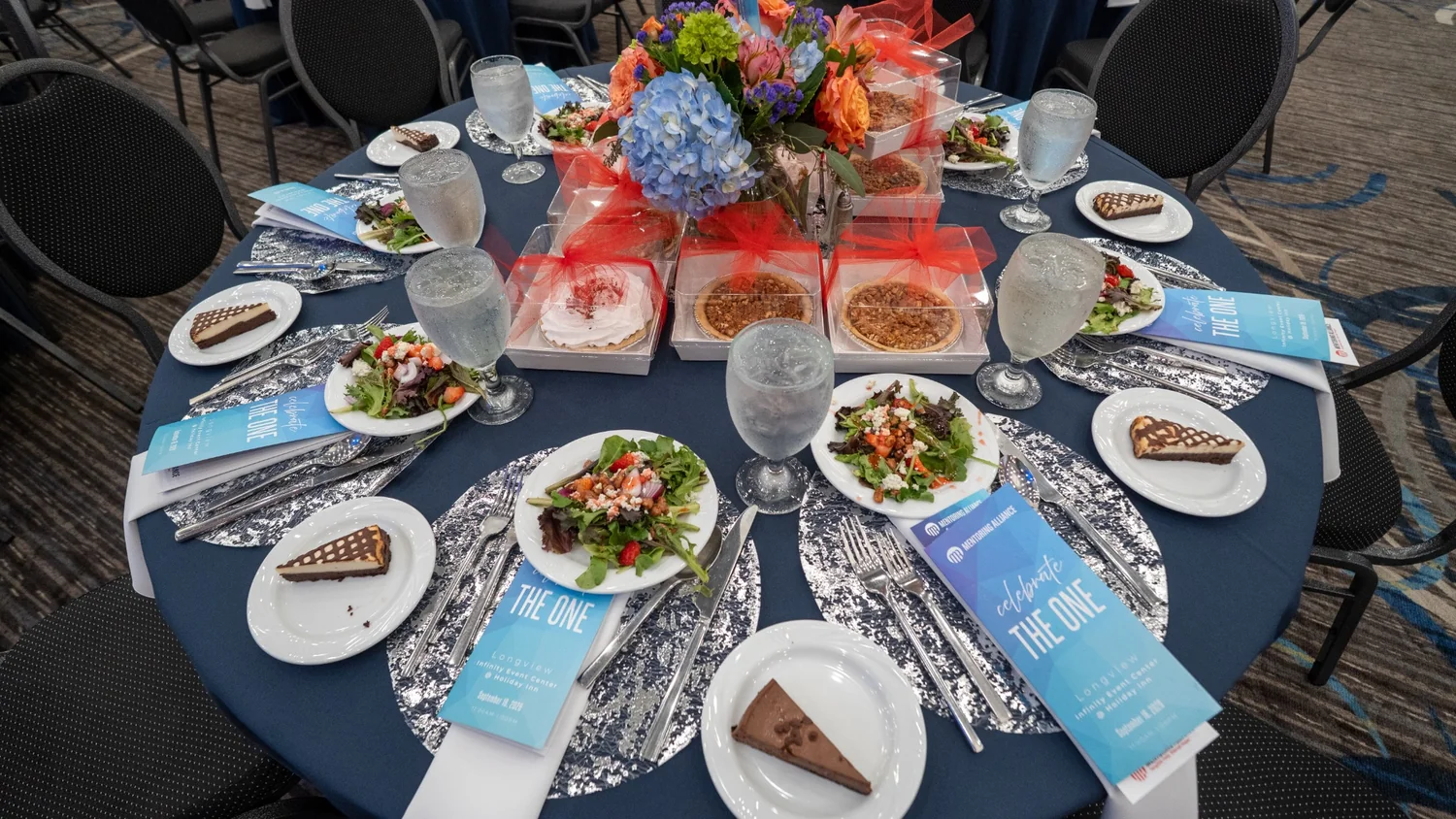 Event table and food detail photography