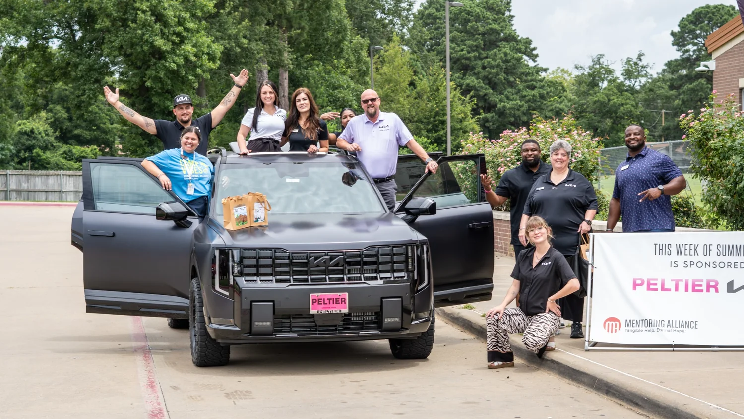 Business team and sponsorship branding photograph
